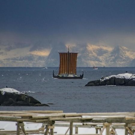 Vila Rorbu Kvalen 17 Ballstad Exteriér fotografie