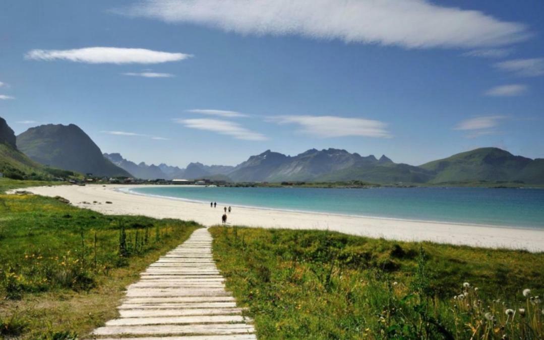 Vila Rorbu Kvalen 17 Ballstad Exteriér fotografie