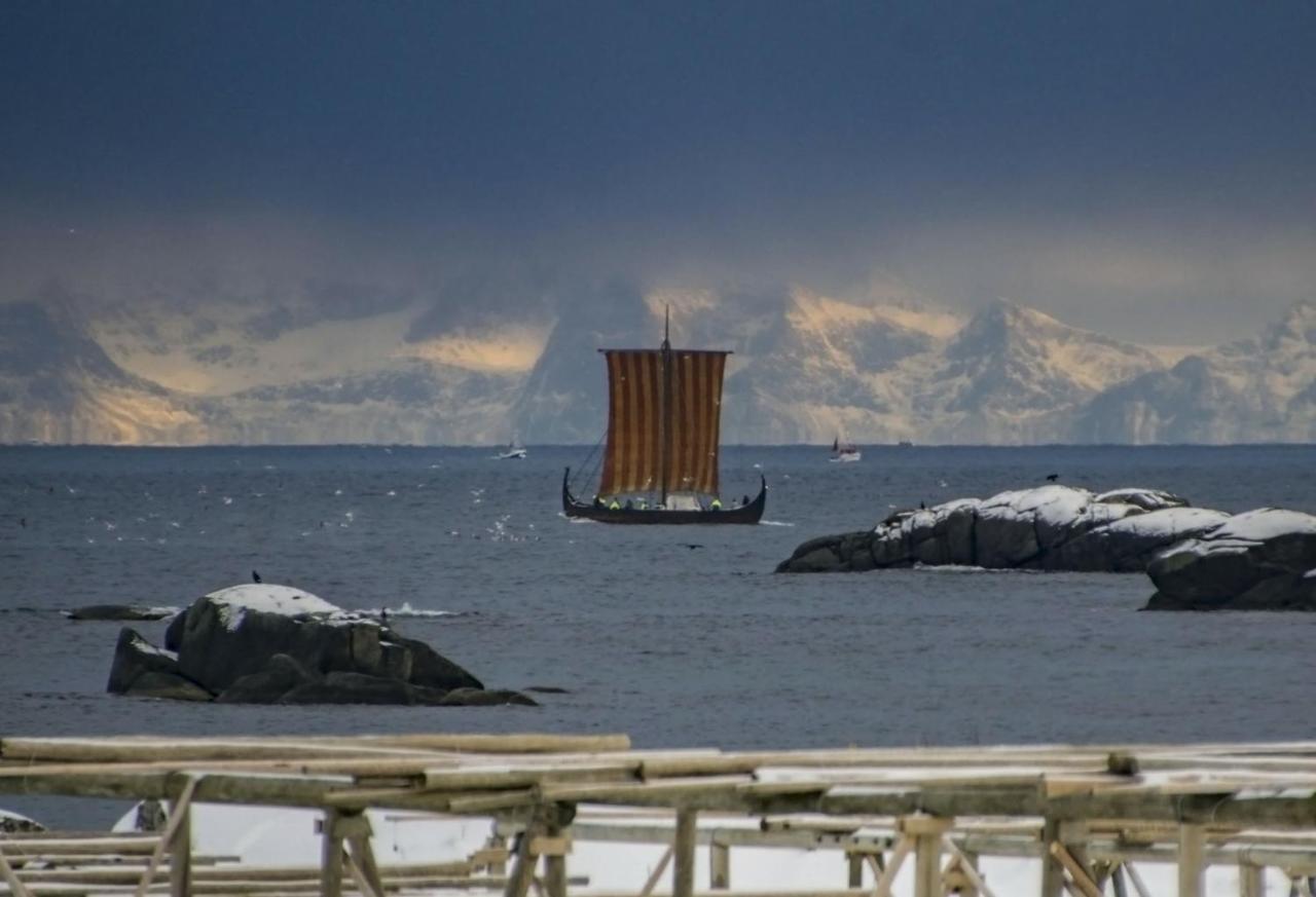 Vila Rorbu Kvalen 17 Ballstad Exteriér fotografie